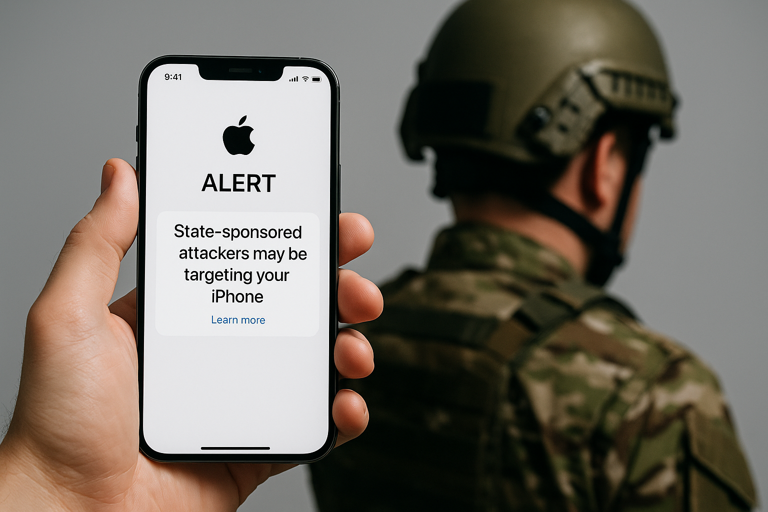 Imagem editorial sobre Apple alerta usuários de iPhone sobre espionagem militar em seus aparelhos
