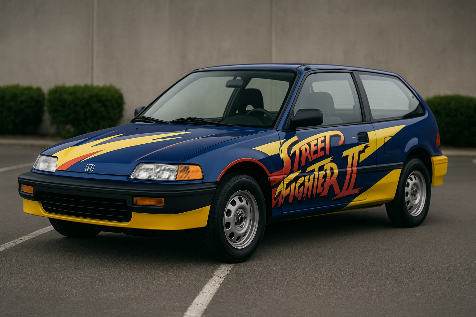 Imagem editorial sobre Carro do game Street Fighter II ganha "vida" e será sorteado; saiba mais